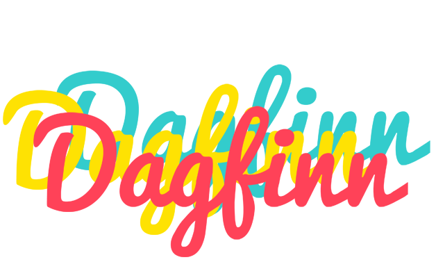 Dagfinn disco logo