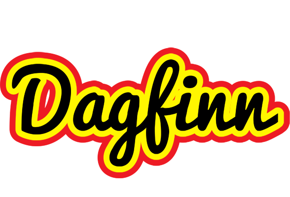 Dagfinn flaming logo