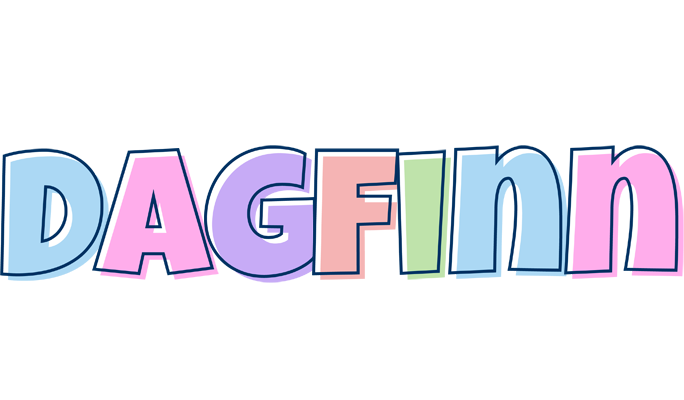 Dagfinn pastel logo