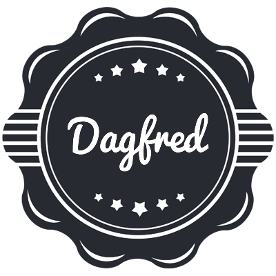 Dagfred badge logo