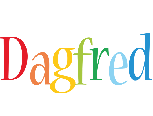 Dagfred birthday logo