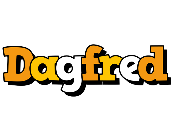 Dagfred cartoon logo