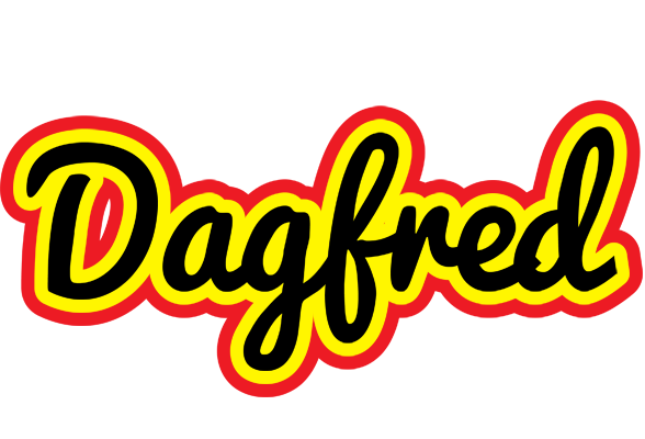 Dagfred flaming logo