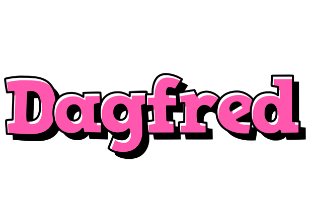 Dagfred girlish logo