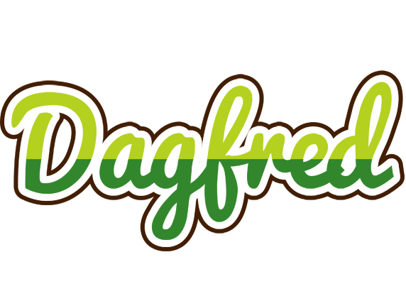 Dagfred golfing logo
