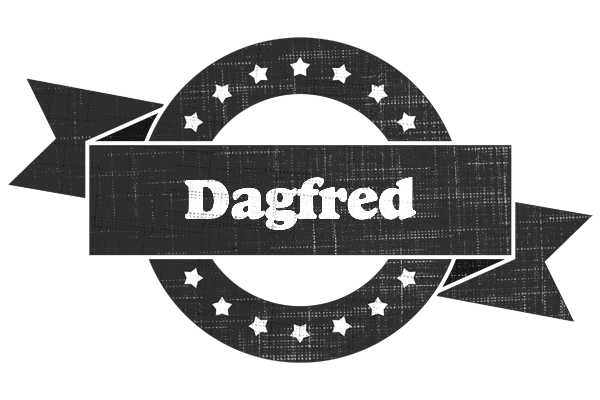Dagfred grunge logo