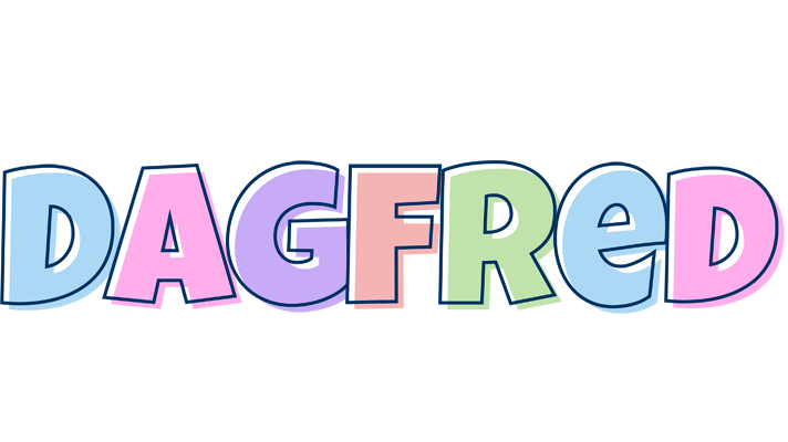 Dagfred pastel logo