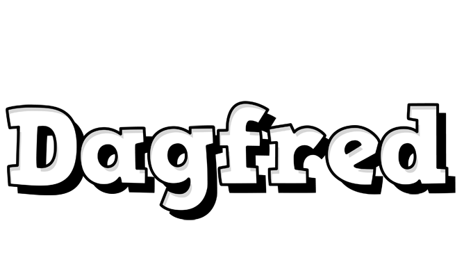Dagfred snowing logo