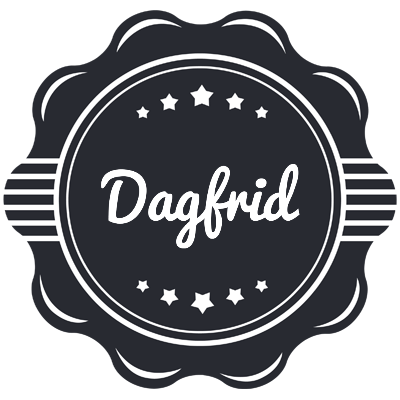 Dagfrid badge logo