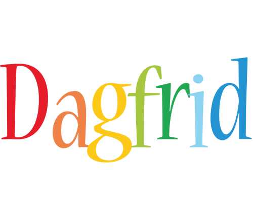 Dagfrid birthday logo