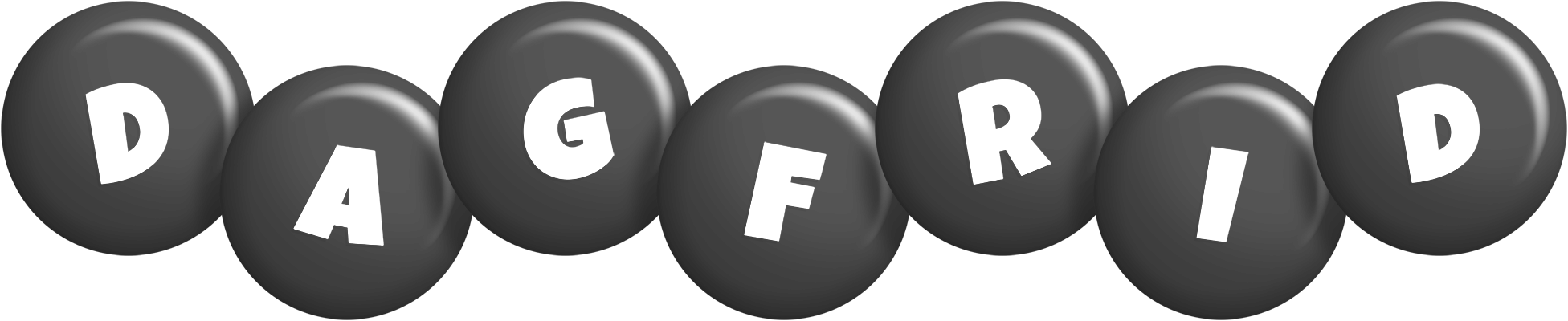 Dagfrid candy-black logo