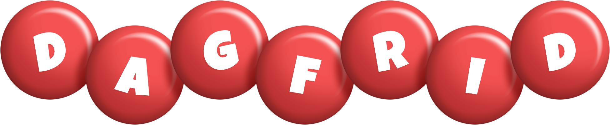 Dagfrid candy-red logo