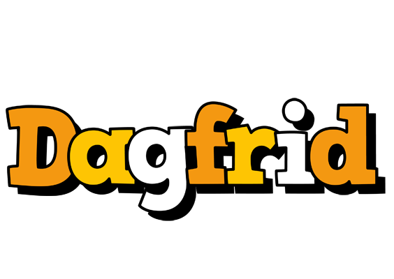 Dagfrid cartoon logo