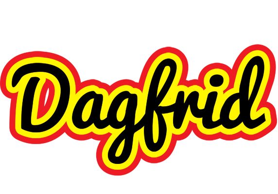 Dagfrid flaming logo