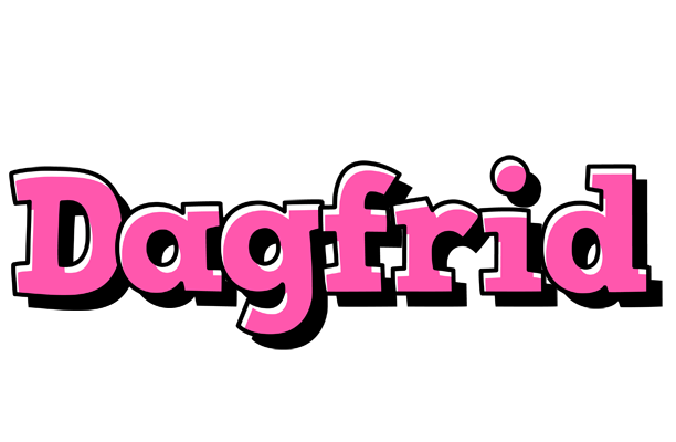 Dagfrid girlish logo