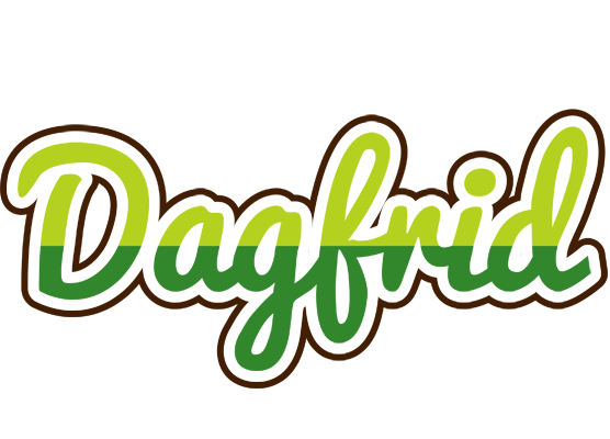 Dagfrid golfing logo