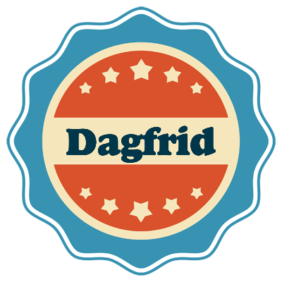 Dagfrid labels logo