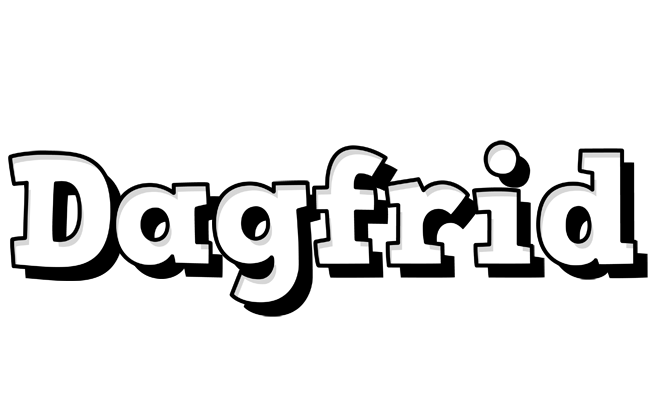 Dagfrid snowing logo