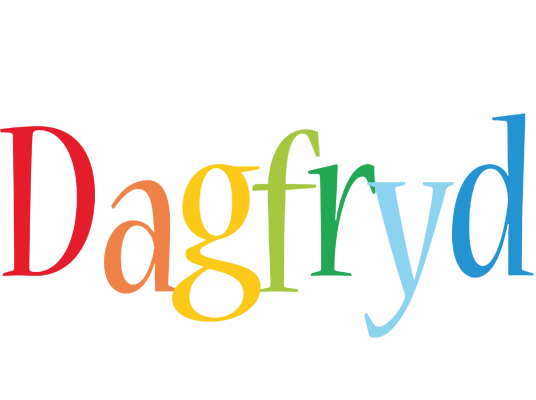 Dagfryd birthday logo