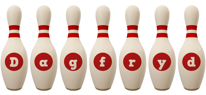 Dagfryd bowling-pin logo
