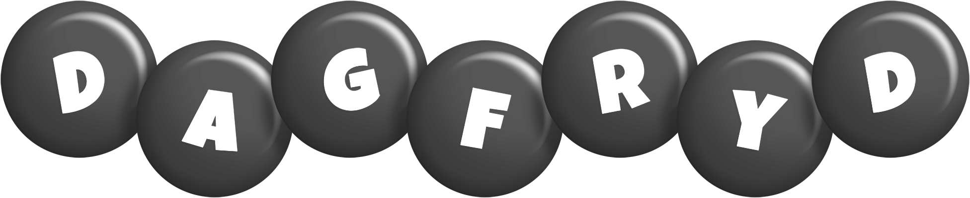 Dagfryd candy-black logo