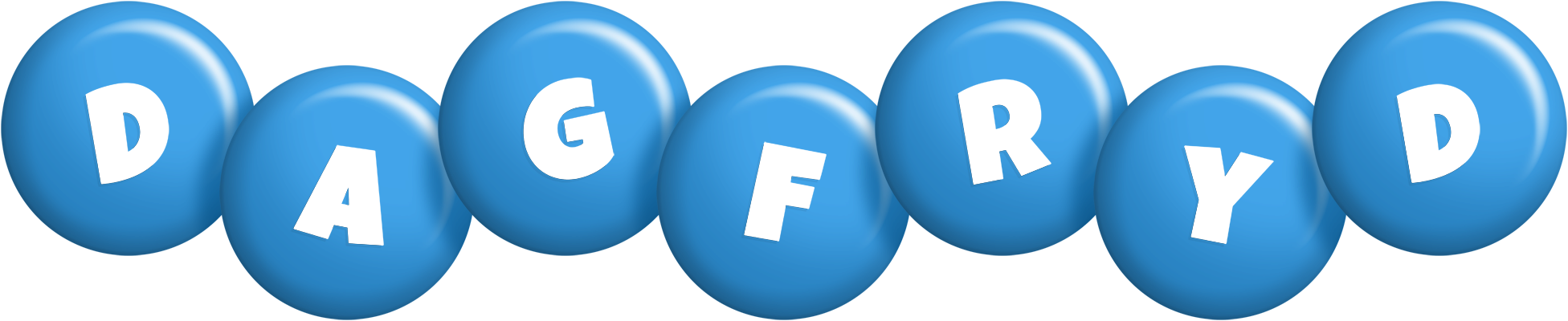 Dagfryd candy-blue logo