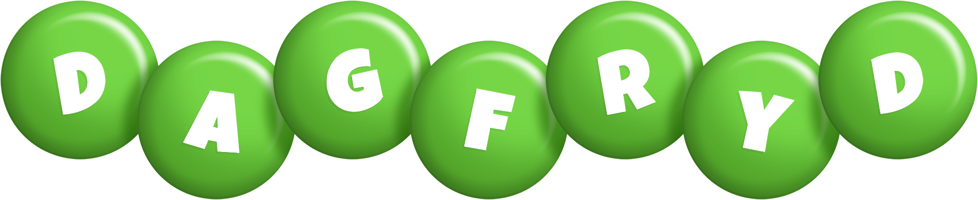 Dagfryd candy-green logo