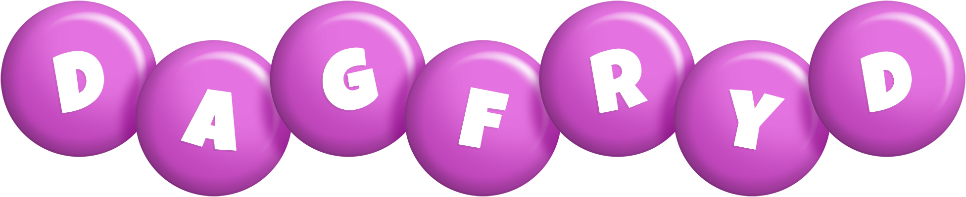 Dagfryd candy-purple logo