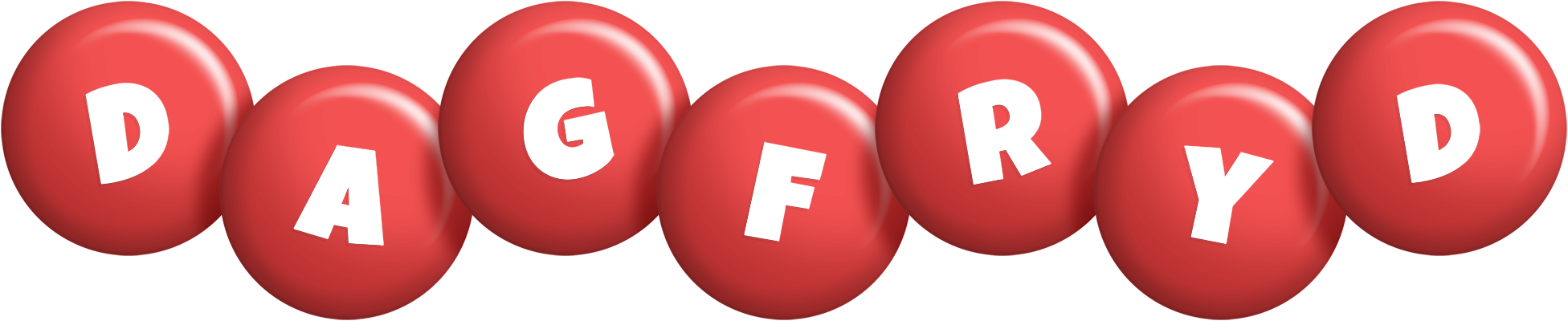 Dagfryd candy-red logo