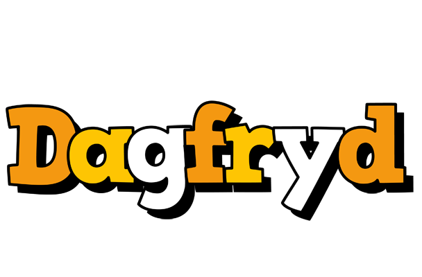 Dagfryd cartoon logo