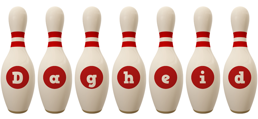 Dagheid bowling-pin logo