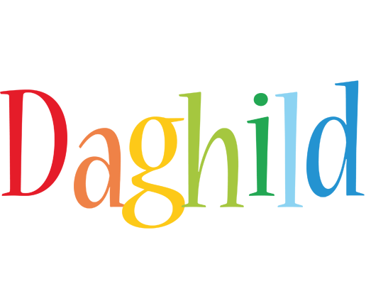Daghild birthday logo