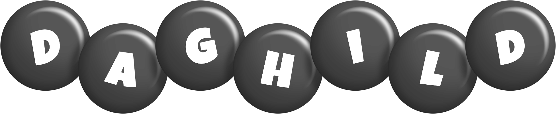 Daghild candy-black logo
