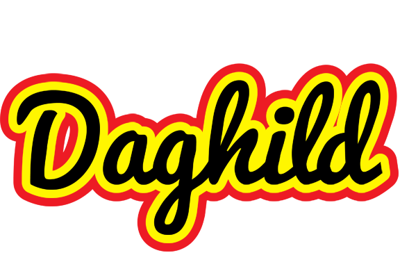Daghild flaming logo