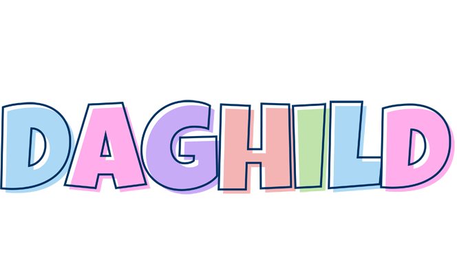 Daghild pastel logo