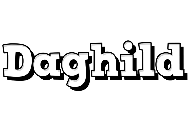 Daghild snowing logo