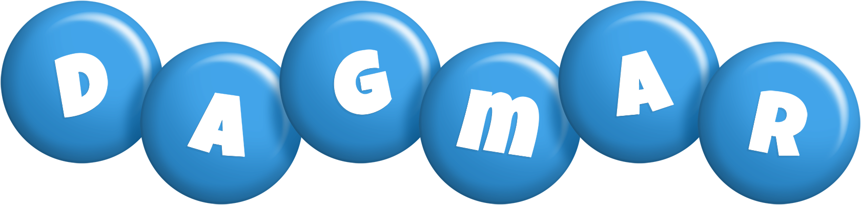 Dagmar candy-blue logo