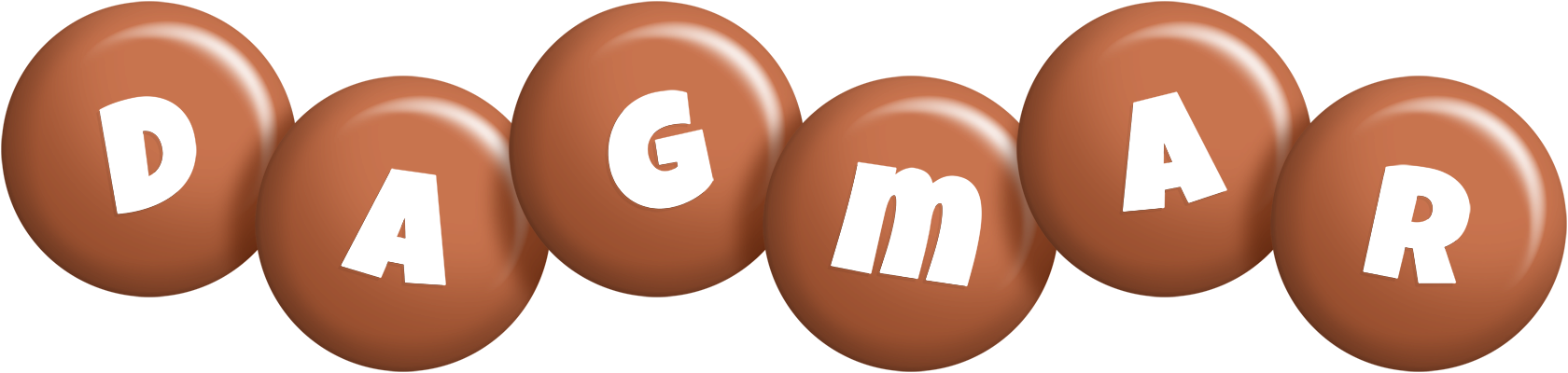 Dagmar candy-brown logo