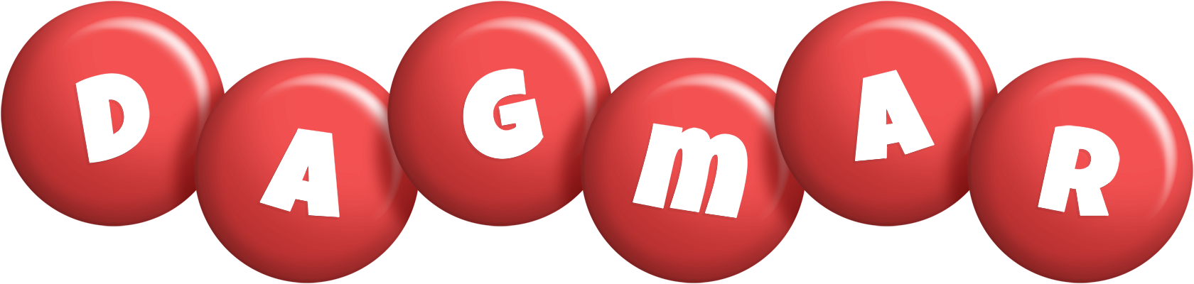 Dagmar candy-red logo