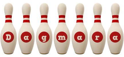 Dagmara bowling-pin logo