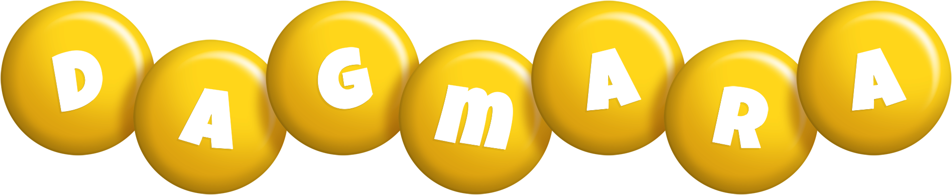 Dagmara candy-yellow logo