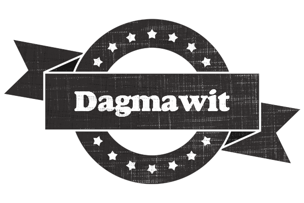 Dagmawit grunge logo
