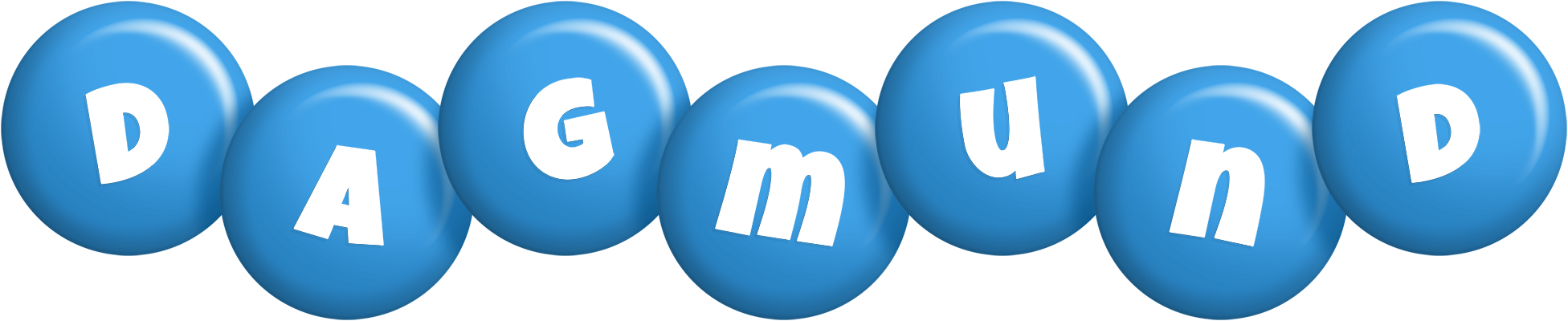 Dagmund candy-blue logo