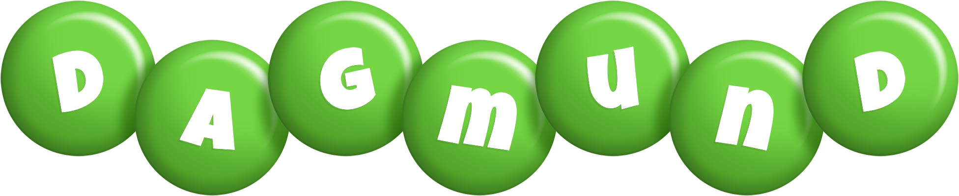 Dagmund candy-green logo