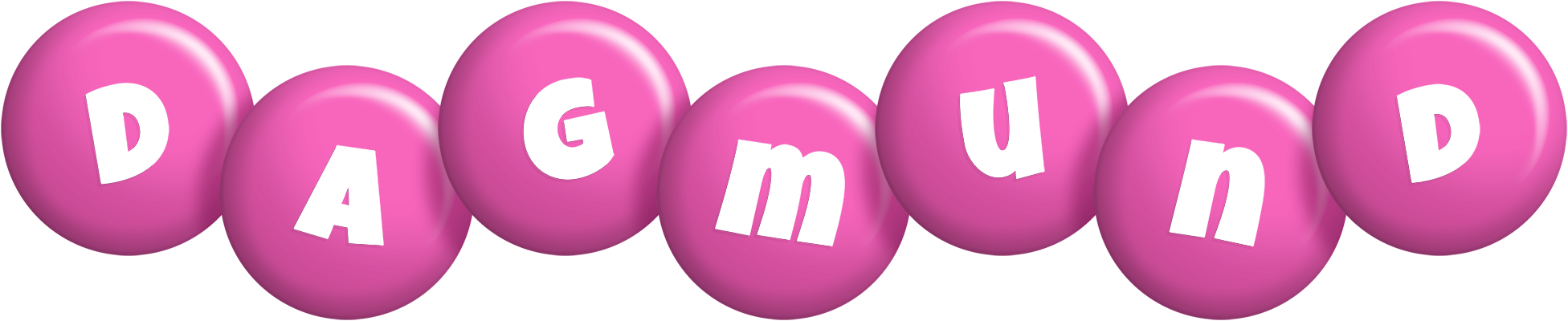 Dagmund candy-pink logo