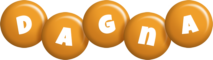 Dagna candy-orange logo