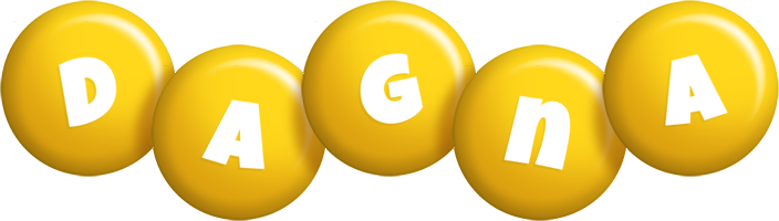 Dagna candy-yellow logo
