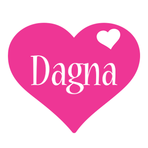 Dagna love-heart logo