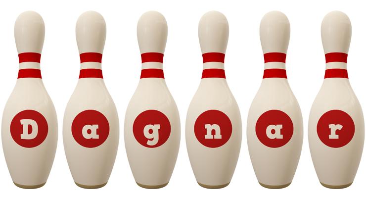 Dagnar bowling-pin logo