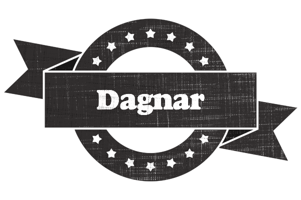 Dagnar grunge logo